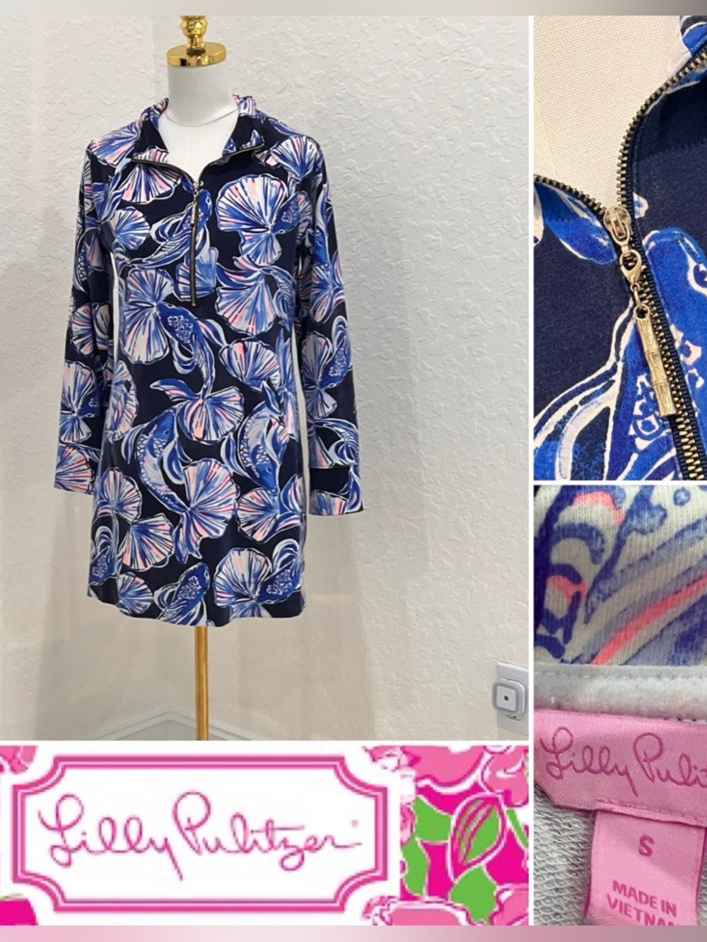 Lilly Pulitzer Skipper Popover Dress Small